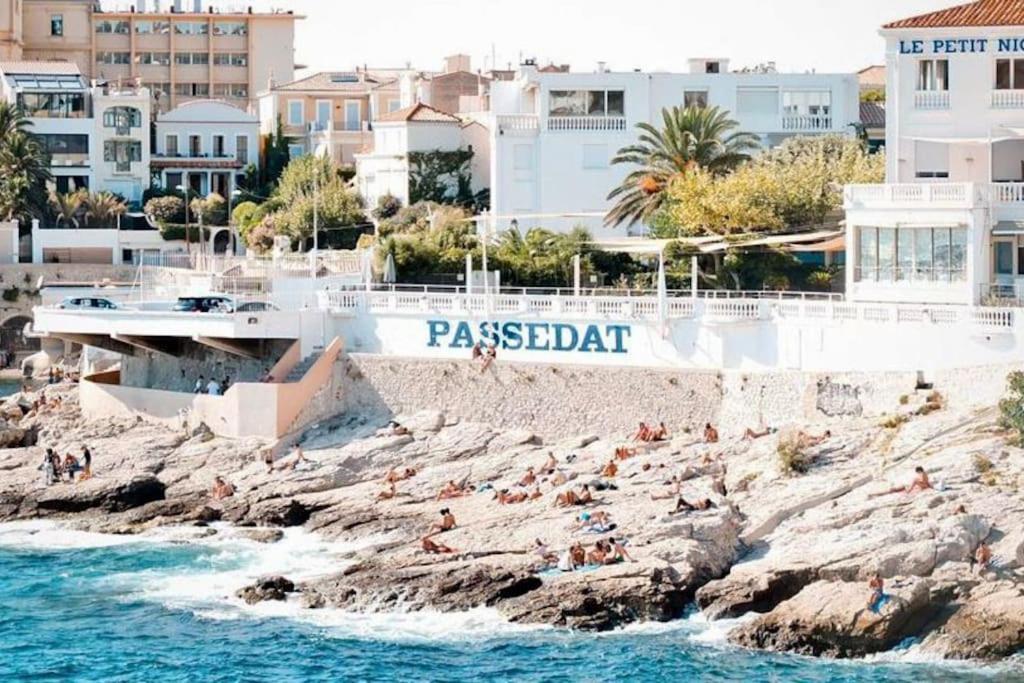 Superbe Logement Au Vallon Des Auffes Marseille Luaran gambar